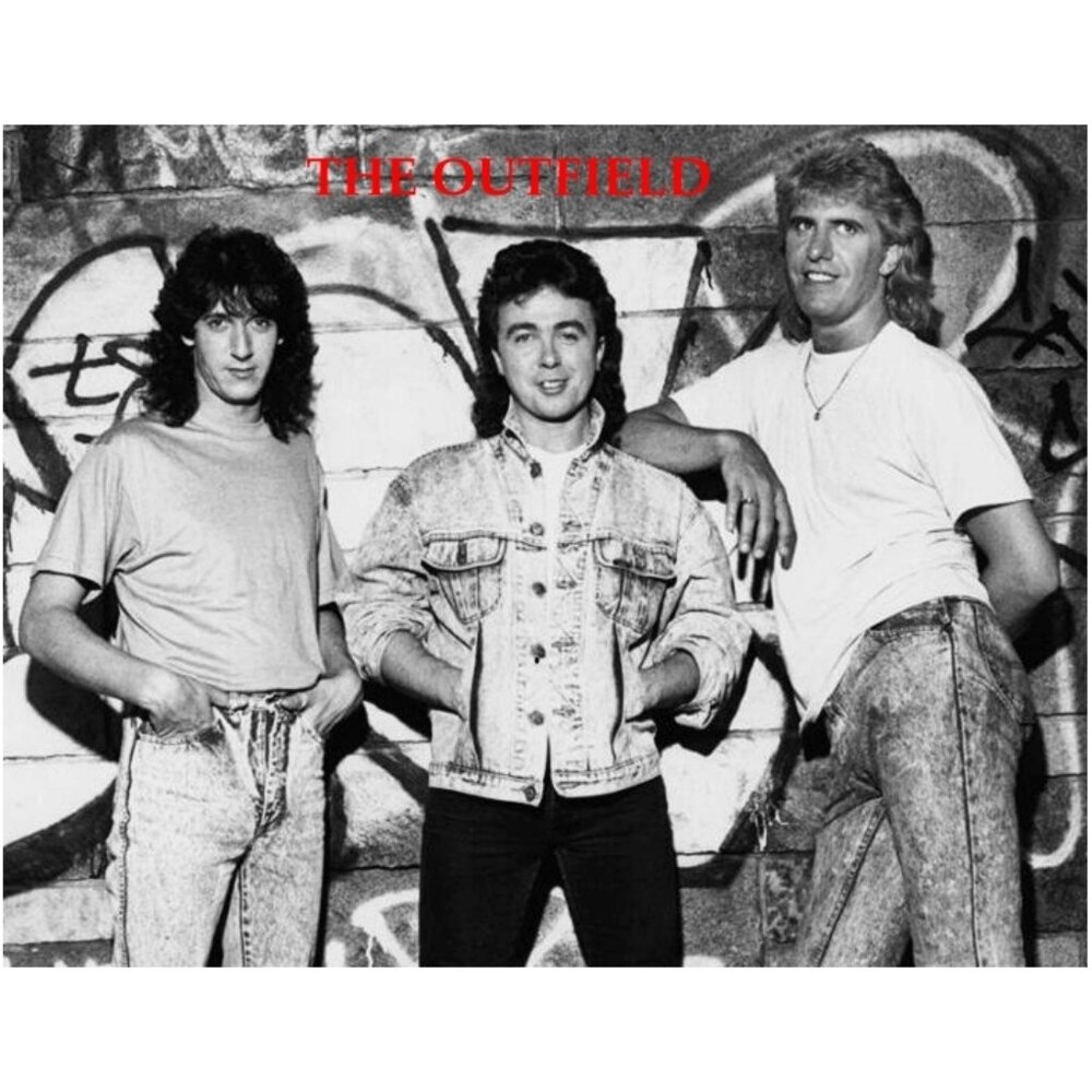 Collectible Photographic Image 8x10 Old School 80's Rock & Rollers THE OUTFIELD.